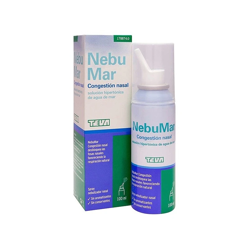 Nebumar Congestión Nasal Solución Salina 100ml 3 Nebumar Congestión Nasal Solución Salina 100ml