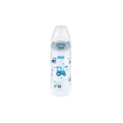 Nuk Biberón 6-18M Con Control De Temperatura Camión Gris XL 360ml