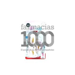 Nuk Chupete Anatómico Látex T1 Rosa 3uds