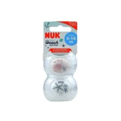 Nuk Chupetes Beach Edition 6-18 M Azul