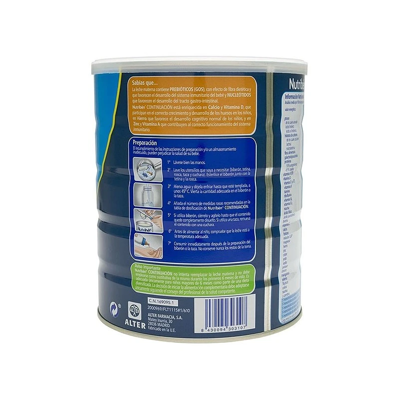 Nutriben Continuacion 2 800 G 4 Nutriben Continuacion 2 800 G - Imagen 2