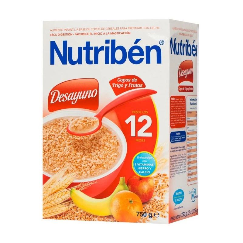 Nutriben Desayuno Papilla De Trigo Con Fruta 750 3 Nutriben Desayuno Papilla De Trigo Con Fruta 750