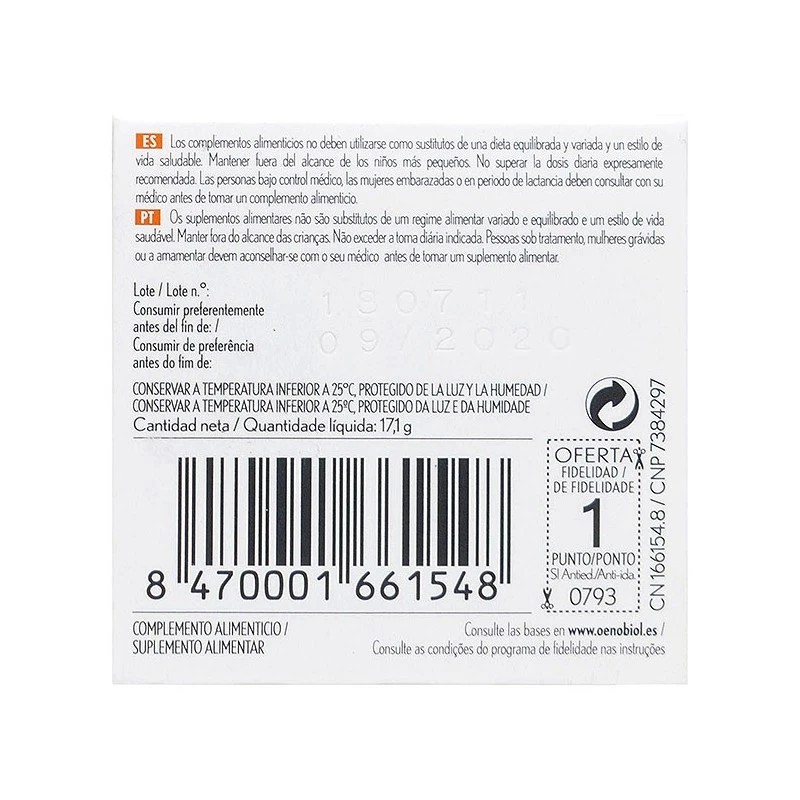 Oenobiol® Solaire Intensif Antiedad 30cáps 9 Oenobiol® Solaire Intensif Antiedad 30cáps - Imagen 7