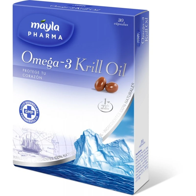 MaylaPharma Omega 3 Krill Oil 30 Cáps 3 MaylaPharma Omega 3 Krill Oil 30 Cáps
