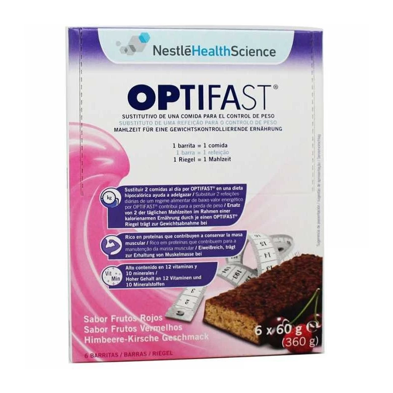 Optifast Frutas Del Bosque 6 Barritas 3 Optifast Frutas Del Bosque 6 Barritas