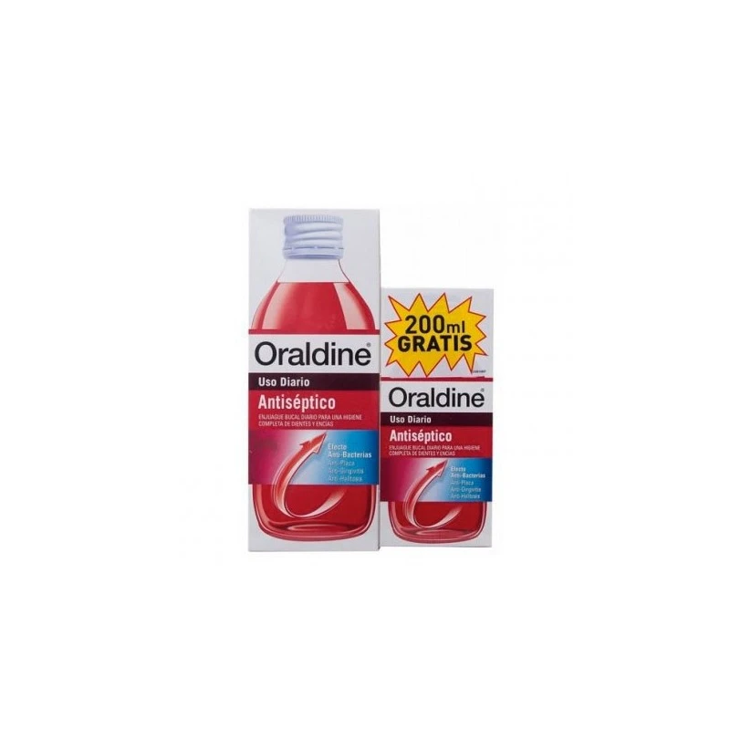 Oraldine Antiseptico Pack 400ml +200 Ml 3 Oraldine Antiseptico Pack 400ml +200 Ml