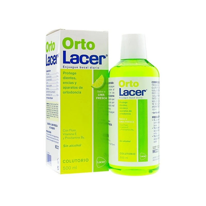 OrtoLacer Colutorio Sabor Lima 500ml 3 OrtoLacer Colutorio Sabor Lima 500ml