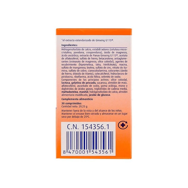 Pharmaton Complex 30 COMPRIMIDOS 10 Pharmaton Complex 30 COMPRIMIDOS - Imagen 8