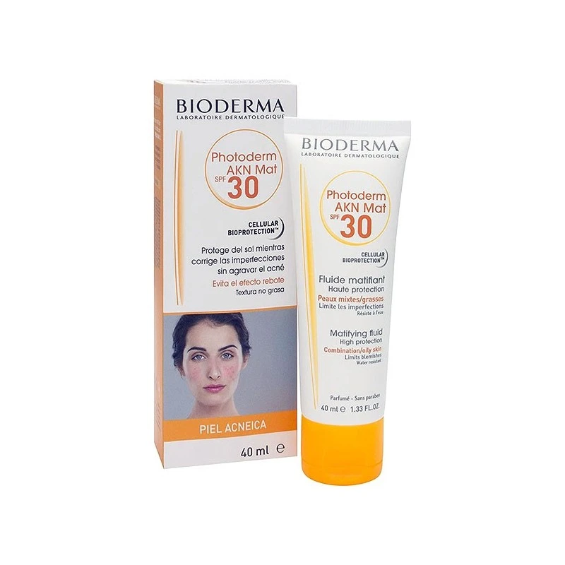 Bioderma Photoderm Akn Spf 30 Fluido Matificante 40ml 3 Bioderma Photoderm Akn Spf 30 Fluido Matificante 40ml