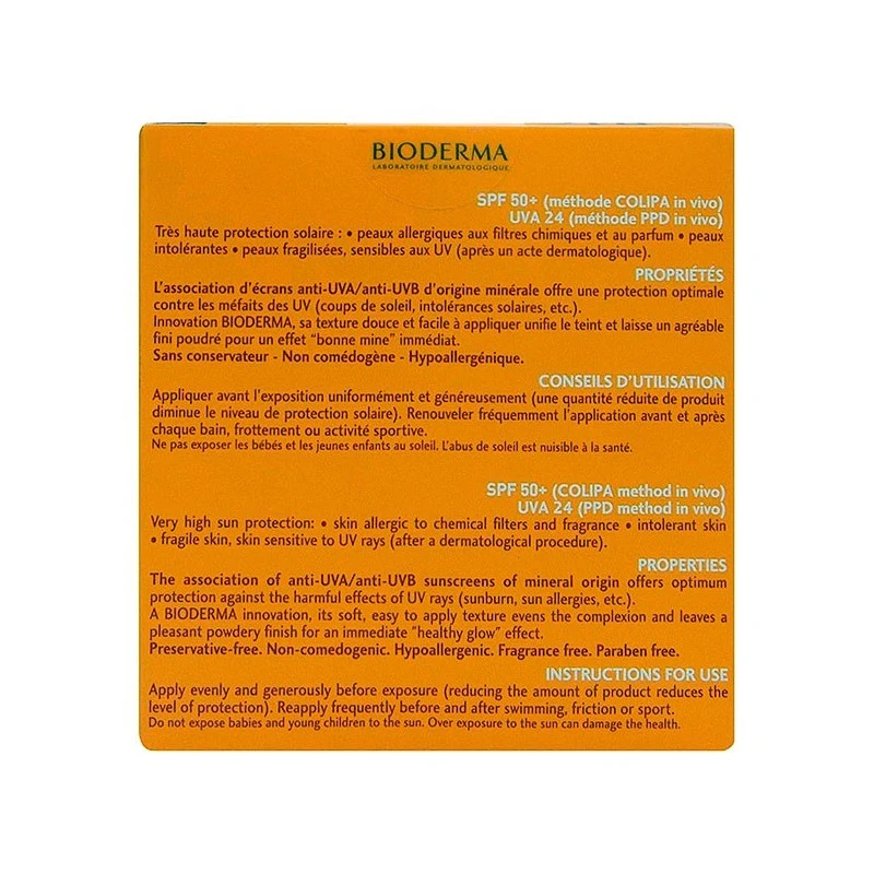 Bioderma Photoderm Max 50+ Compacto Dorado 7 Bioderma Photoderm Max 50+ Compacto Dorado - Imagen 5