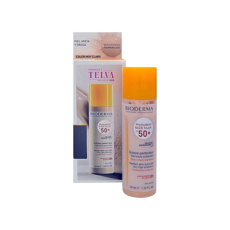 PHOTODERM NUDE SPF 50+ BIODERMA COLOR NATURAL 40 ML 3 PHOTODERM NUDE SPF 50+ BIODERMA COLOR NATURAL 40 ML