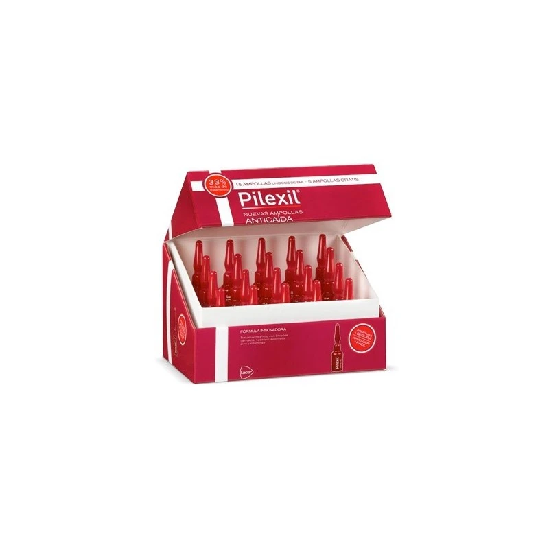 Pilexil Anticaida 15 Ampollas 5 Ml. 3 Pilexil Anticaida 15 Ampollas 5 Ml.