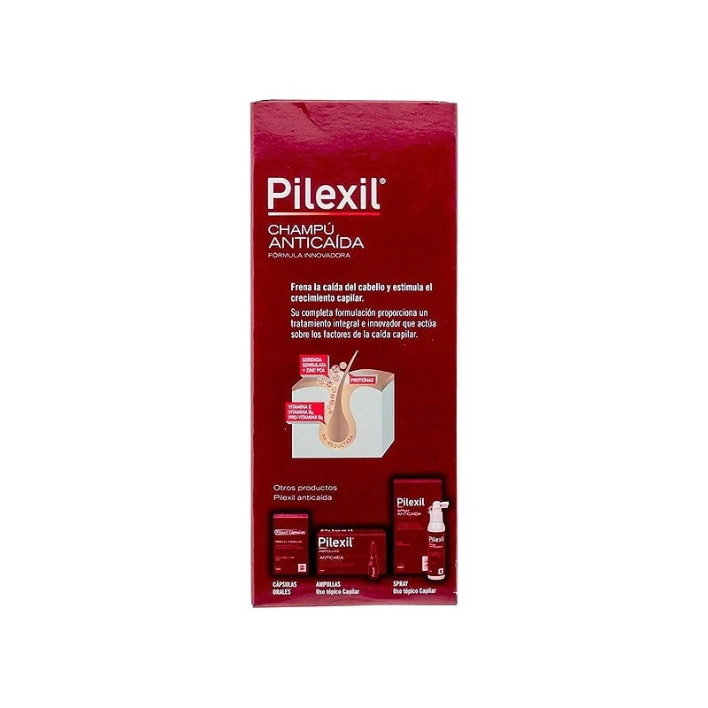 Pilexil Champú Anticaída 300ml 7 Pilexil Champú Anticaída 300ml - Imagen 5