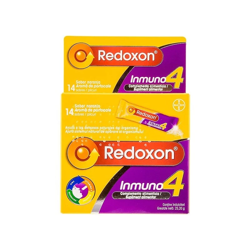 Redoxon Inmuno 4 Sabor Naranja 14 Sobres 5 Redoxon Inmuno 4 Sabor Naranja 14 Sobres - Imagen 3