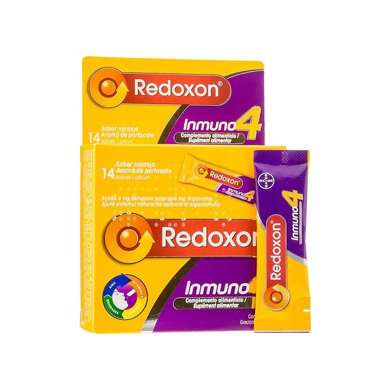 Redoxon Inmuno 4 Sabor Naranja 14 Sobres 3 Redoxon Inmuno 4 Sabor Naranja 14 Sobres