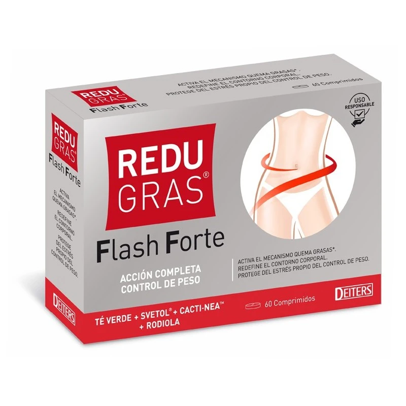 REDUGRAS FLASH FORTE 60 COMPRIMIDOS 3 REDUGRAS FLASH FORTE 60 COMPRIMIDOS