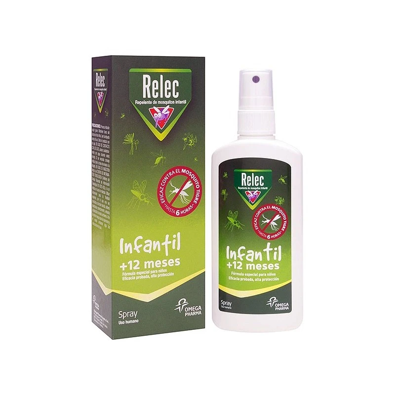 Relec Repelente De Mosquitos Spray Infantil 100ml 3 Relec Repelente De Mosquitos Spray Infantil 100ml