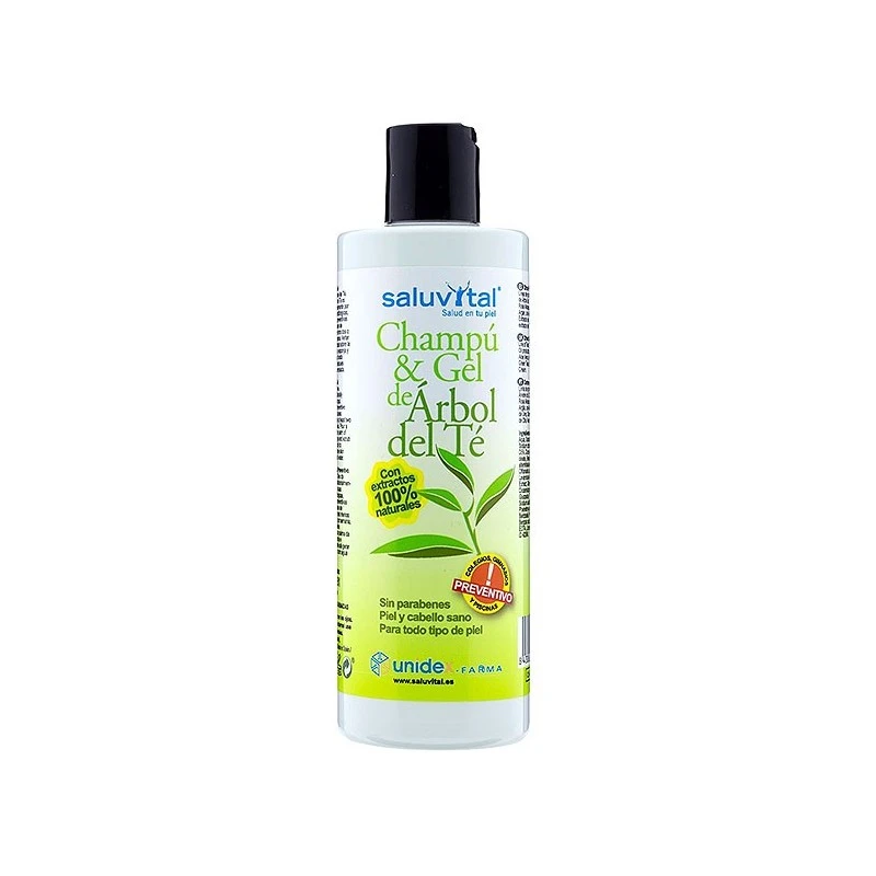 Saluvital Champú & Gel De árbol Del Té 300ml 3 Saluvital Champú & Gel De árbol Del Té 300ml