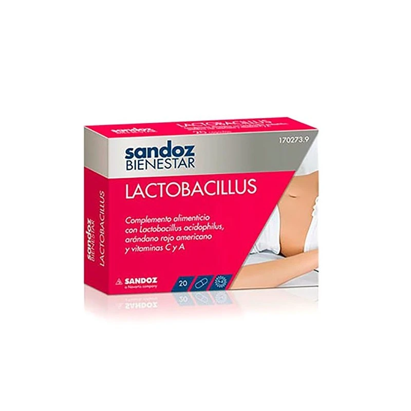 Sandoz Bienestar Lactobacillus 20cáps 3 Sandoz Bienestar Lactobacillus 20cáps