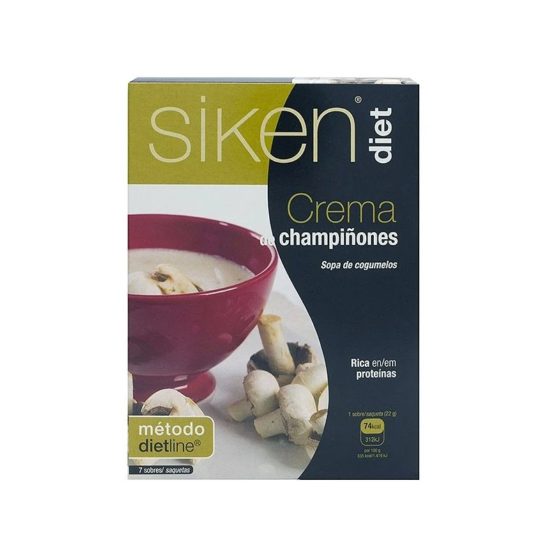 Siken Diet Crema De Champiñones 7 Sobres 5 Siken Diet Crema De Champiñones 7 Sobres - Imagen 3
