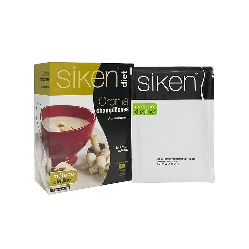Siken Diet Crema De Champiñones 7 Sobres 3 Siken Diet Crema De Champiñones 7 Sobres