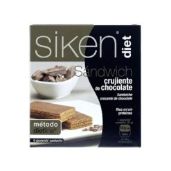 Siken Diet Sandwich Chocolate 6 Unidades