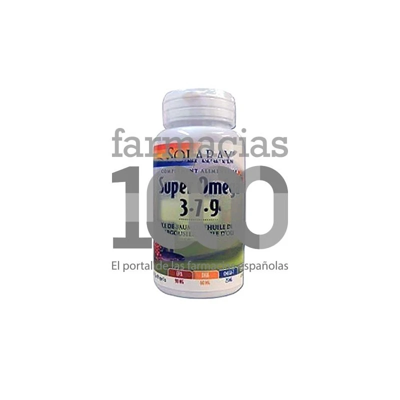 Solaray Super Omega 3-7-9 120 Perlas 3 Solaray Super Omega 3-7-9 120 Perlas