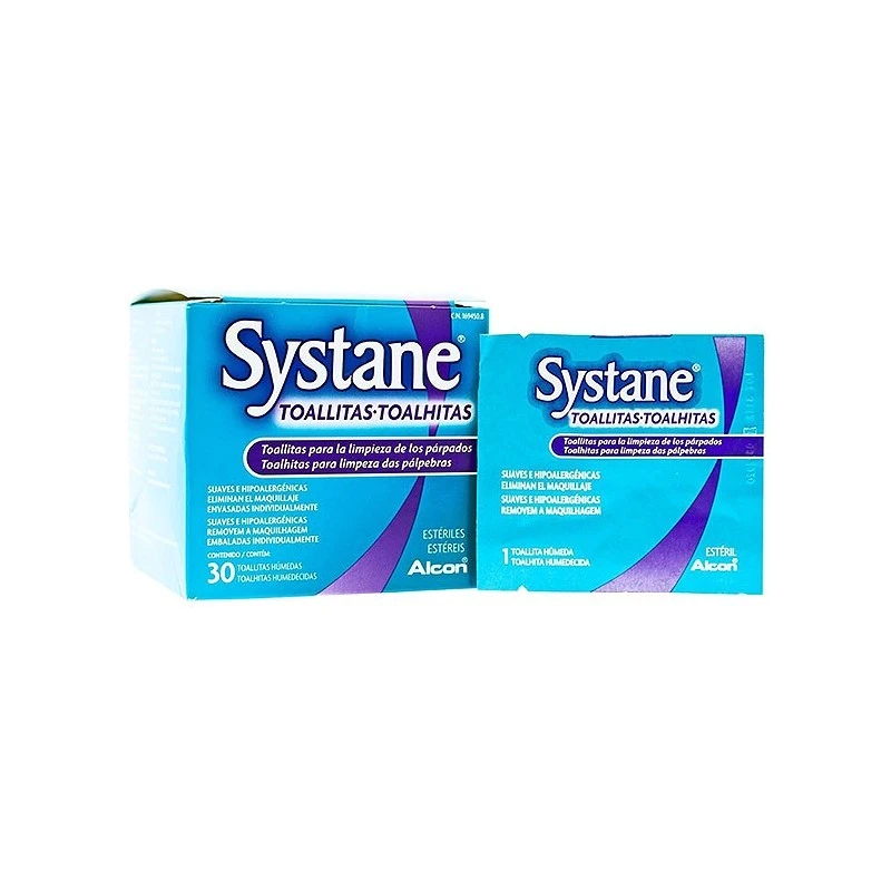 Systane Toallitas Para Párpados 30 Unidades (antiguo Cilclar), 3 Systane Toallitas Para Párpados 30 Unidades (antiguo Cilclar),