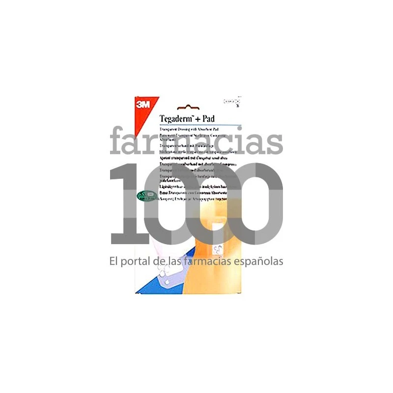 3M Tegaderm + Pad Apósito Transparente 9x10cm 5uds 3 3M Tegaderm + Pad Apósito Transparente 9x10cm 5uds