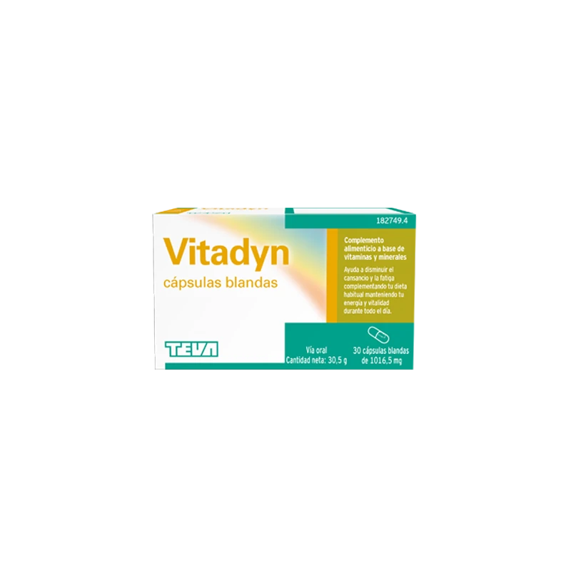 Teva Vitadyn 30 Capsulas Blandas 3 Teva Vitadyn 30 Capsulas Blandas