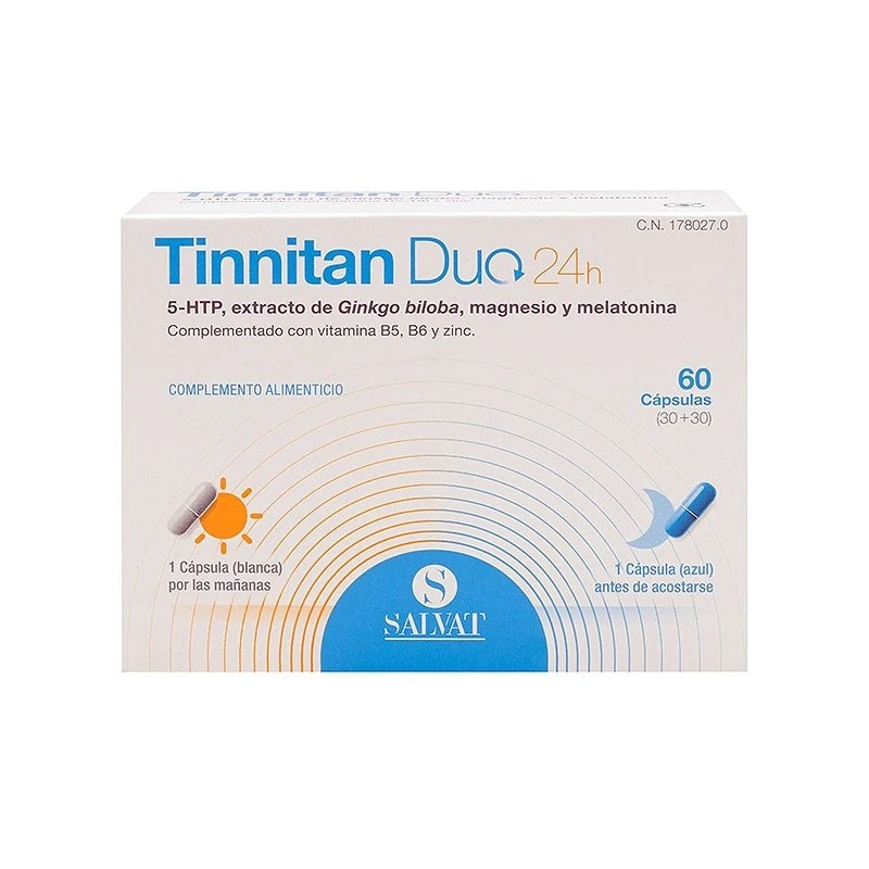 Tinnitan Duo 24h 60cáps 5 Tinnitan Duo 24h 60cáps - Imagen 3