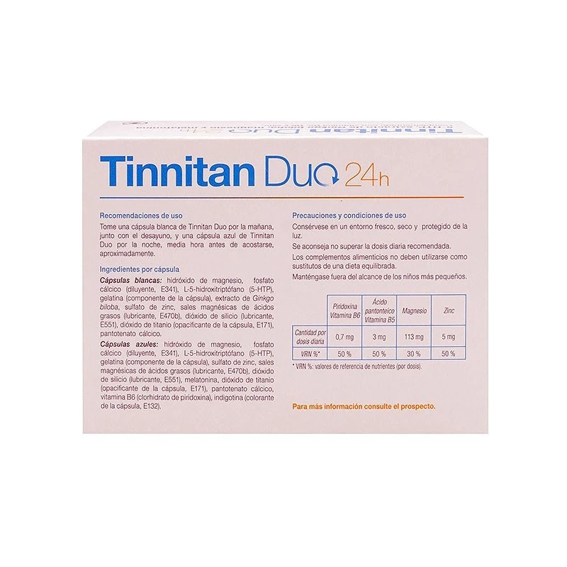 Tinnitan Duo 24h 60cáps 6 Tinnitan Duo 24h 60cáps - Imagen 4