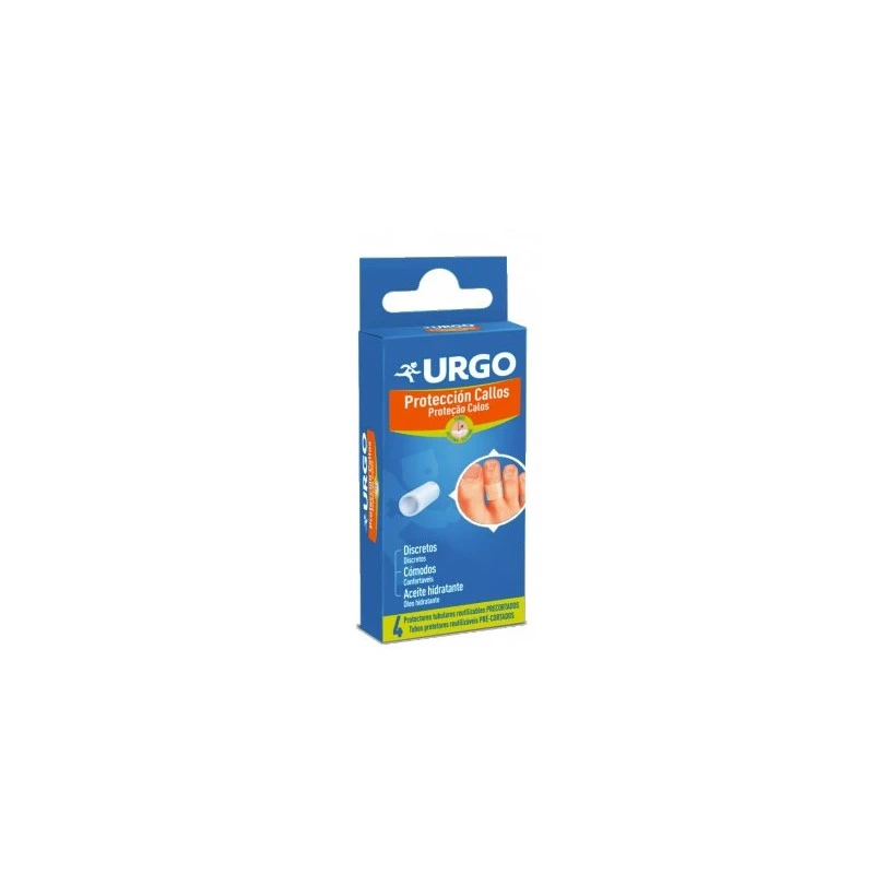 URGO CALLOS PROTECCION TUBULAR PRECORTADOS 4 U 3 URGO CALLOS PROTECCION TUBULAR PRECORTADOS 4 U