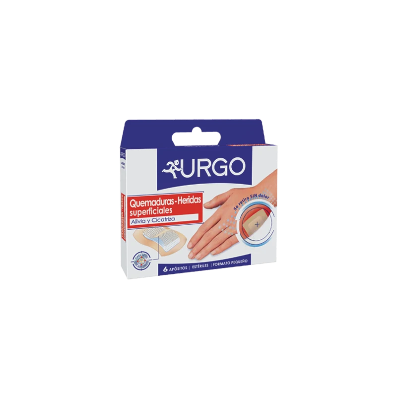 Urgo Quemaduras 6 Apositos Medianos 3 Urgo Quemaduras 6 Apositos Medianos