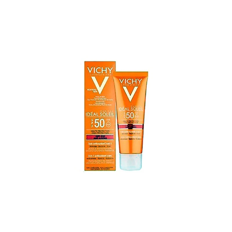 Vichy Ideal Soleil Cuidado Protector Antiedad 3en1 Spf50 Sin Col 3 Vichy Ideal Soleil Cuidado Protector Antiedad 3en1 Spf50 Sin Col