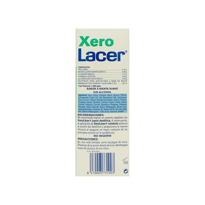Xerolacer Colutorio 500 Ml. 9 Xerolacer Colutorio 500 Ml. - Imagen 7